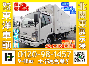 12504[冷蔵冷凍車] H25 エルフ 菱重製-30℃設定 日本フルハーフ製 積載2t 走行11.7万km