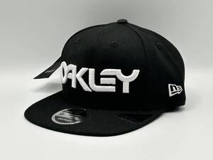 【012211】OAKLEY オークリー NEWERA ニューエラ 9FIFTY スナップバック キャップ 帽子 ブラック