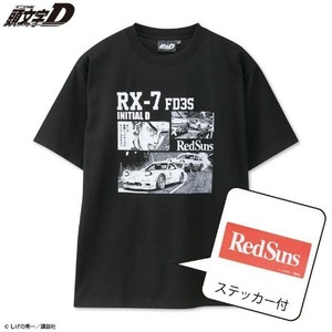 頭文字D 高橋啓介 RX-7 FD3S Tシャツ Mサイズ●イニシャルD イニＤ グッズ 服 AE86 ハチロク 藤原とうふ店 ドリフト 車 RedSuns アベイル