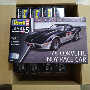 レベル　1/24 78 corvette シボレー　コルベット　インディペースカー　プラモデル　未開封　5点セット　