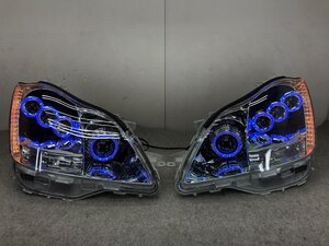 新品１８ゼロクラウンオリジナルＬＳ６００Ｖ３６バイキセノンブルーイカリング　ヘッドライトT9919