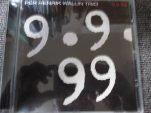 【送料無料】中古CD ★PER HENRIK WALLIN TRIO/ 9.9.99 ☆パー・ヘンリック・ワリン STUCD 00202 