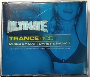 ULTIMATE TRANCE / MIXED BY MATT DAREY & RANK 1 / CD4枚組 トランス 難あり