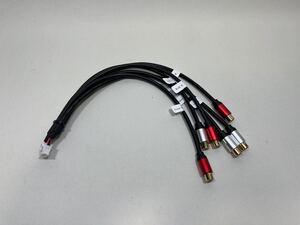 カロッツェリア DEH-P910 DEH-P930 DEH-P940 FH-P099MD DEH-P099 高音質 汎用RCAコード 金メッキ