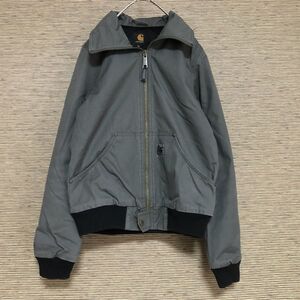 カーハート　アウター　ワークジャケット　エンブレムタグ　サーマル　＠５ｗ　一点もの　古着 入手困難　carhartt ワンポイントロゴ