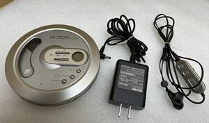 KD0098オーム電機　PORTABLE CD PLAYER ポータブルCDプレーヤー RCDP-525N 動作確認済み 0807