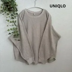 UNIQLOリブワッフルプルオーバー