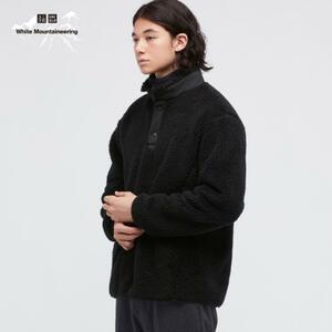 新品 タグ 21AW UNIQLO ユニクロ ホワイトマウンテニアリング WHITE MOUNTAINEERING フリース 切替 加工 オーバーサイズ プルオーバー XL