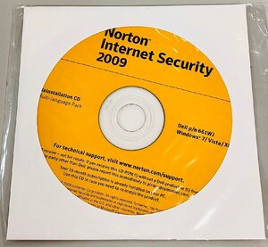 2YXS565★現状・未開封品★ノートン インターネット セキュリティ Norton Internet Security 2009 Windows7/Vista/XP プロダクトキー付き