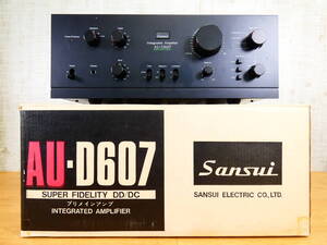 Sansui サンスイ AU-D607 プリメインアンプ 元箱 音響機器 オーディオ @140 (11)