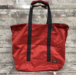 PORTER ポーター TOTE BAG トートバッグ レッド 店舗受取可