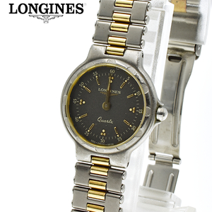 LONGINES ロンジン コンクエスト QZ クォーツ グレー文字盤 レディース腕時計