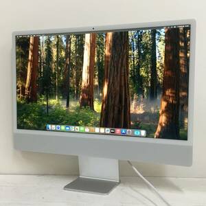 ☆【美品 24インチ】Apple iMac (24インチ, M1, 2021) A2439『Apple M1/RAM:16GB/SSD:256GB』Sequoia 動作品