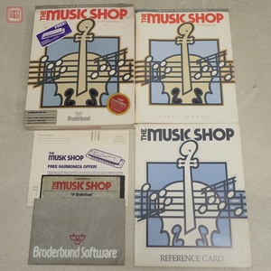 COMMODORE 64 5インチFD THE MUSIC SHOP ブロダーバンド Broderbund コモドール 箱説付【10