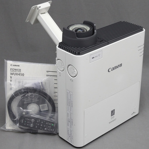 【電源確認のみ】 Canon キャノン パワープロジェクター WUX400ST ランプカウンタ222H