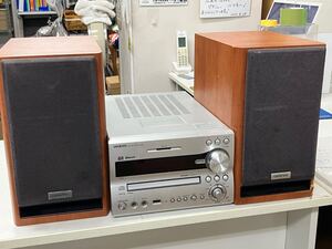 K2501-3050 ONKYO オンキョー システムコンポ X-NFR7 通電確認済み CDのみ取り出し・再生・停止・巻戻し送り可能 140サイズ発送