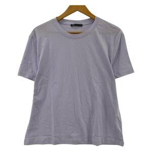 ゆうパケットOK ZARA ザラ クルーネック 半袖Ｔシャツ sizeM/ラベンダー