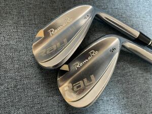 【中古】RomaRo Ray SX MCI MILD 85 SPIN WEDGE 52° 56° ロマロ ウェッジ 2本セット