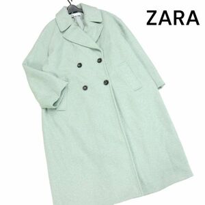 ZARA ザラ 現行タグ★ 秋冬 オーバーサイズ ウールライク ロング コート Sz.M　レディース　K3T00701_A#N