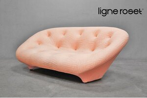 展示極美品 ligne roset(リーンロゼ) ROSETPloum(ロゼプルム) 2シーターソファ(2人掛け・2P) 70万 011202