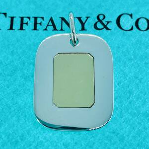 ティファニー プレート ヴィンテージ ネックレストップ シルバー K18 750 TIFFANY&Co.★797