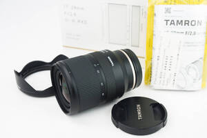 ★美品★ タムロン 17-28mm F2.8 Di III RXD A046　TAMRON ソニー SONY E マウント 超広角ズームレンズ 元箱付き Model A046 DI３