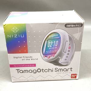 ΣBANDAI たまごっち Tamagotchi Smart NiziUスペシャルセット 育成ゲーム たまごっちスマート オリジナルフォトカード 現状品ΣF50146