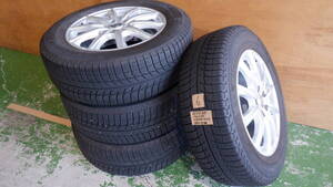 6中古 ミシュラン X-ICE 3+ 225/65R17 17年製+中古日産エクストレイル純正 17X7 5H114.3 1台分 エクストレイル などに