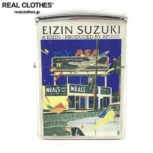 ZIPPO/ジッポー EIZIN SUZUKI/鈴木英人 イラストデザイン/1998年製 /UPK