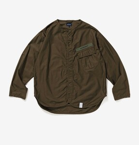 ★新品本物【OLIVE★3】REMNANTS MOLESKIN LS SHIRT レムナント モールスキン シャツ 正規店購入 ディセンダント 入手困難 DESCENDANT 20SS