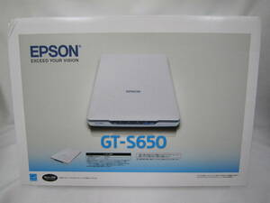●新品● EPSON エプソン 卓上型 A4 スキャナー GT-S650 フラットベッド 4800dpi 管理番号７３８