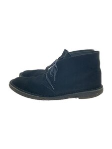 Clarks◆ブーツ/US10/BLK/スウェード/31691