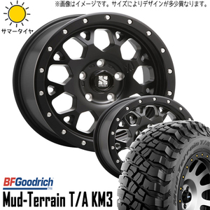 265/70R16 サマータイヤホイールセット ハイラックスサーフ etc (BFGoodrich Mud-Terrain KM3 & XTREME-J XJ04 6穴 139.7)