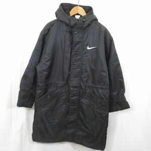 90s NIKE ボア ベンチコート sizeM/ナイキ 0205