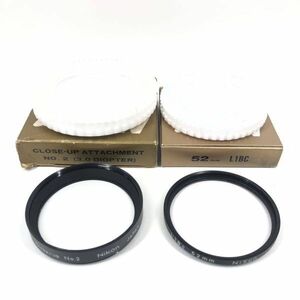 Nikon ニコン Close-up No.2 52mm / L1BC 52mm セット ケース付 元箱付 レンズフィルター カメラアクセサリ #F1122