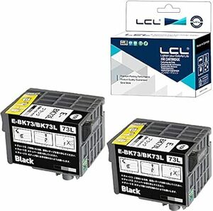 LCL EPSON用 エプソン用 ICBK73L（2パック ブラック） 顔料 互換インクカートリッジ 対応機種：PX-K150 P