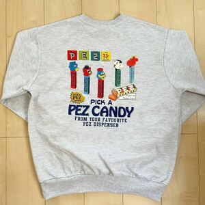 良品　PEZ CANDY　ペッツ　クルーネック　長袖　スウェット　トレーナー　レディース　Lサイズ　お菓子　駄菓子