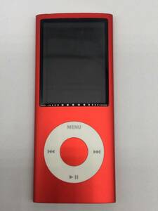 1103-525MKYJ981 iPod 通電動作未確認　本体のみ アップル APPLE MODEL A1285 8GB レッド 赤色 デジタルオーディオプレーヤー