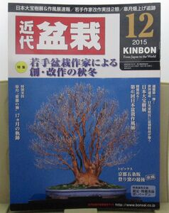 112* 月刊近代盆栽 2015年12月号 若手盆栽作家による創・改作の秋冬