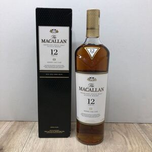 176 C ☆1円〜☆ ※落札後生年月日の記載必須※ MACALLAN マッカラン シングルモルト スコッチ オーク ウイスキー 700ml 40度 中古 未開詮 