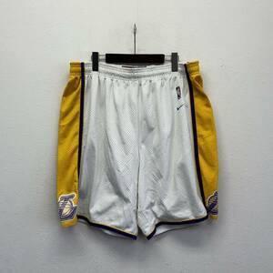 NIKE NBA LAKERS GAME SHORT size XL ナイキ エヌビーエー バスケットボールパンツ ゲームショーツ ハーフパンツ 半ズボン メッシュ