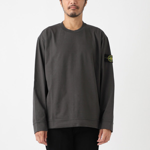 送料無料 25 STONE ISLAND ストーンアイランド 771563750 V0065 チャコールグレー Tシャツ カットソー 長袖 size L