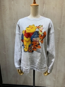 USA製 アメリカ 90s Disney ディズニー オフィシャル POOH プーさん ティガー イーヨー プーさんと仲間達 プリント スウェット トレーナー