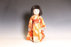 時代物 市松人形 女の子 高さ50cm (C679)