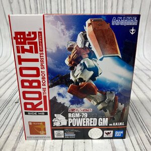 m001l J(60) 未組立 バンダイ 魂ウェブ商店 ROBOT魂 RGM-79 パワード・ジム ver. A.N.I.M.E フィギュア 保管品