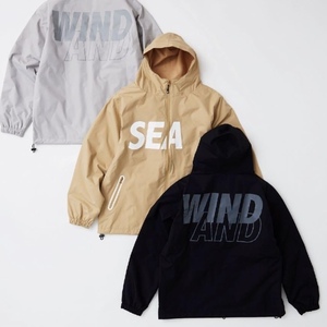 即決!!黒XL 新品WIND AND SEAウィンダンシーWATER REPELLENT JACKETリペレント撥水レインジャケットWDSマウンテンパーカー/発送ゆうパック