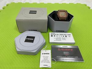 58　G-SHOCK　ジーショック　GM-5600BR　メタルベゼル　ブロンズカラー　稼働品