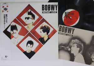 LP Boowy Instant Love 28JAL3163 JAPAN /00260