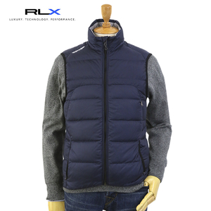 新品 アウトレット A217 Mサイズ RLX ダウン ベスト polo ralph lauren ポロ ラルフ ローレン 紺 NAVY