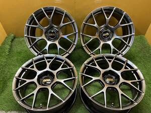 【長野発★美品!!★鍛造!!★N132】BBS RE-V7 / 8.5×18 5/112＋36 / 9.5×18 5/112＋40 / BMW Z4 GRスープラ等 スポーツモデル 格安☆売切